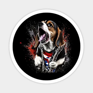 Beagle Rocker Magnet